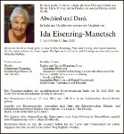 eine Anzeige