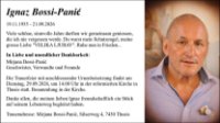 eine Anzeige