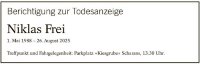 eine Anzeige